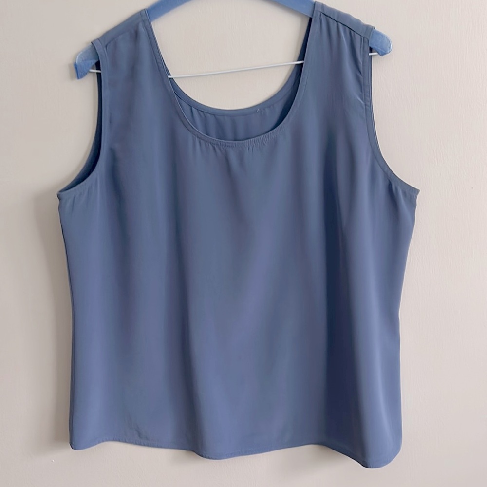 Vintage 100% silk tank top